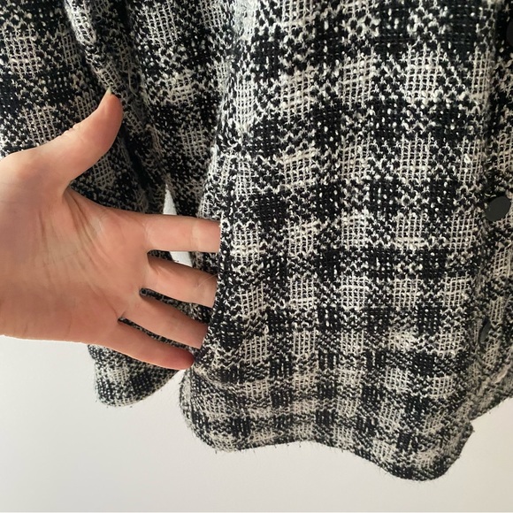 Mango Checkered Shirt, size small - Picture 5 of 6